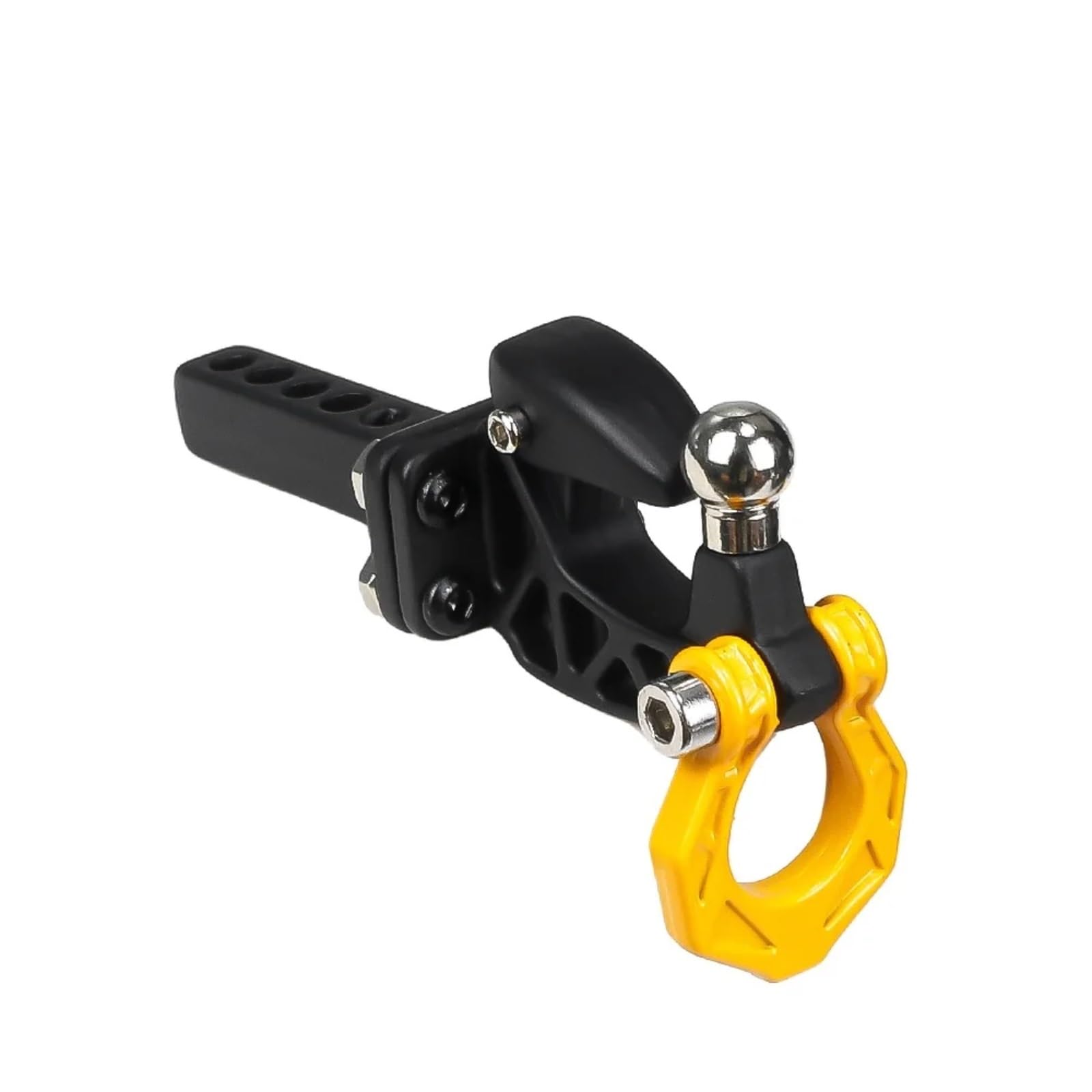 QAWRYV RC Upgrade Zubehör Für Axial Für SCX10 Für Traxxas Für TRX4 D90 1/8 1/10 Metall Hinten Stoßstange Abschleppen Anhänger Haken Drop Hitch Empfänger RC Crawler Auto Upgrade Teile(Yellow) von QAWRYV