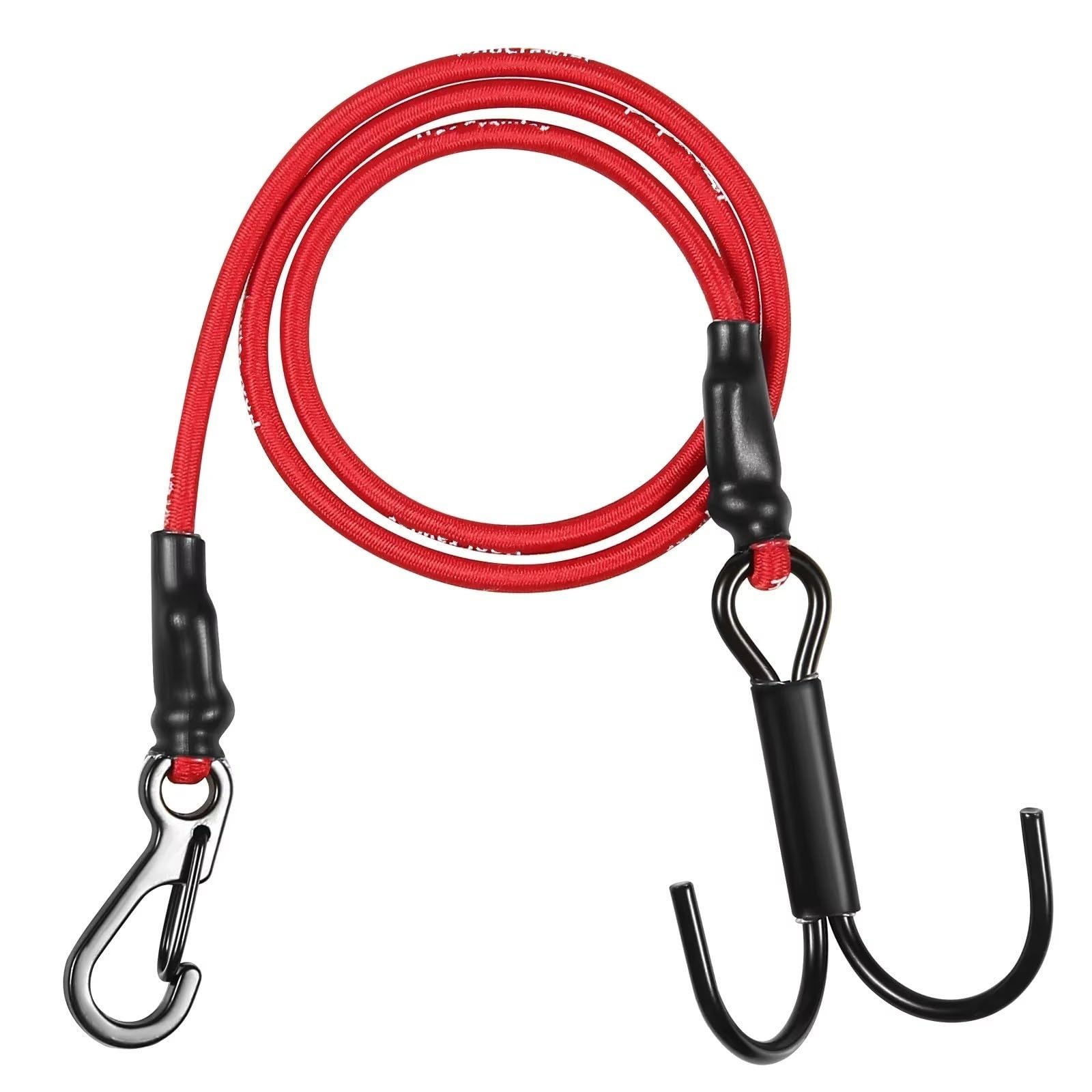 QAWRYV RC Upgrade Zubehör Für Axial Für SCX10 I II III Für TRX4 Für Element Für WPL 1/10 RC Crawler Auto Teile Kinetische Winde Strap Flucht Seil Rettungs Anhänger Haken Auto Zubehör(Red) von QAWRYV