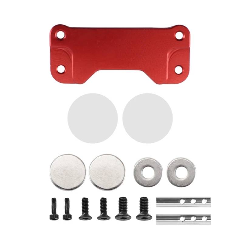 QAWRYV RC Upgrade Zubehör Für Axial Für SCX24 AXI00001 1/24 Fernbedienung Auto Karosserie Spalte RC Crawler Auto Upgrade DIY Teile Modifiziertes Zubehör(Red) von QAWRYV