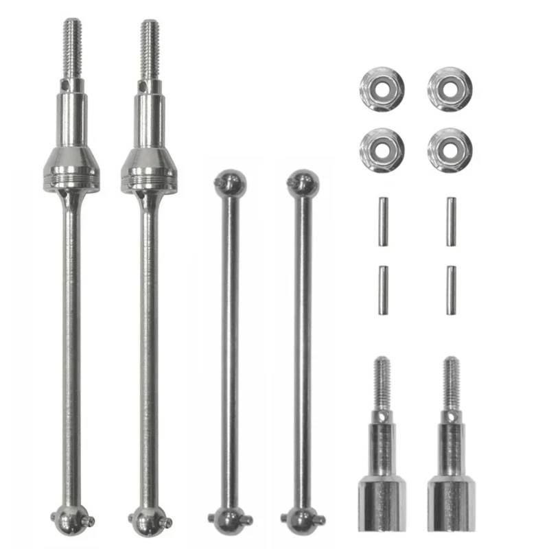 QAWRYV RC Upgrade Zubehör Für HBX Für Haiboxing 901A 903A 905A 1/12 Metall Vordere Und Hintere Antriebswelle CVD Antriebswelle Dogbone RC Auto Ersatzteile Upgrade Zubehör von QAWRYV