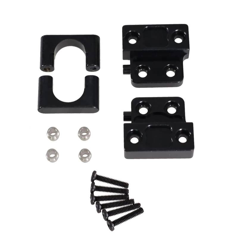 QAWRYV RC Upgrade Zubehör Für MN 1/12 Für MN82 LC79 MN78 Fernbedienung Auto Metall Upgrade Hinterachse Federplatte Befestigung Sitz Dekoration Teile Modifikation RC Auto Zubehör(Black) von QAWRYV