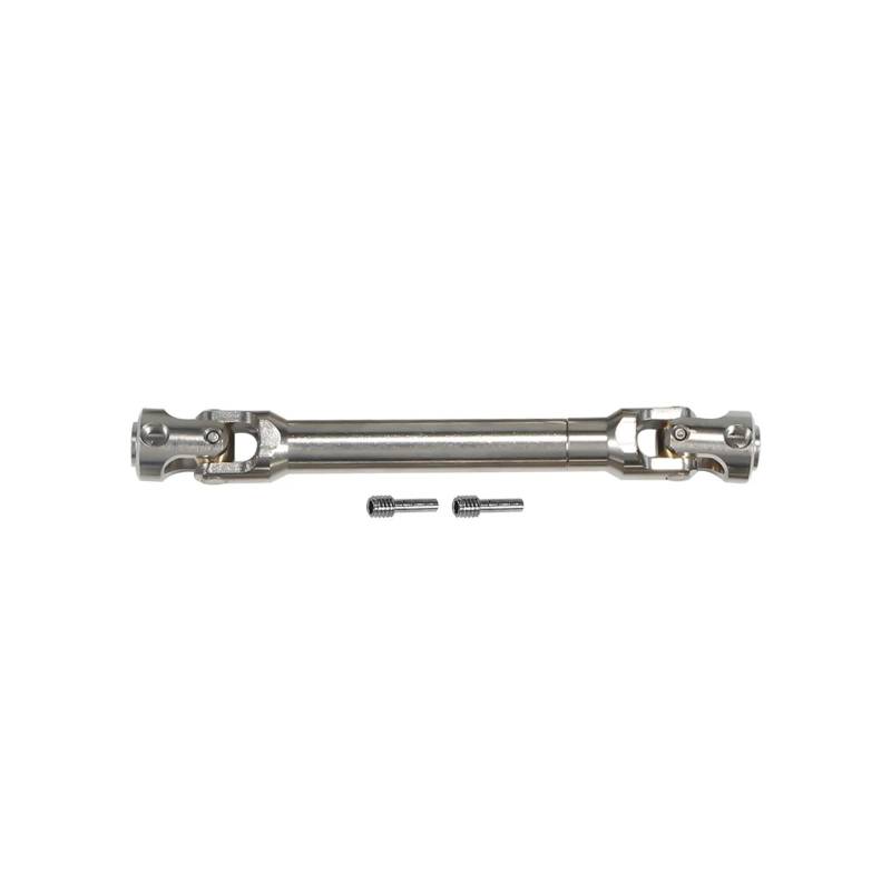 QAWRYV RC Upgrade Zubehör Für TRX4 Für TRX6 86100 Für YK4101 Für D90 Für SCX10 Für Capra 1/10 Metall Universal Joint Antriebswelle Mit Interne Spline 60-181mm RC Crawler Auto Teile(Silver,96-143MM) von QAWRYV