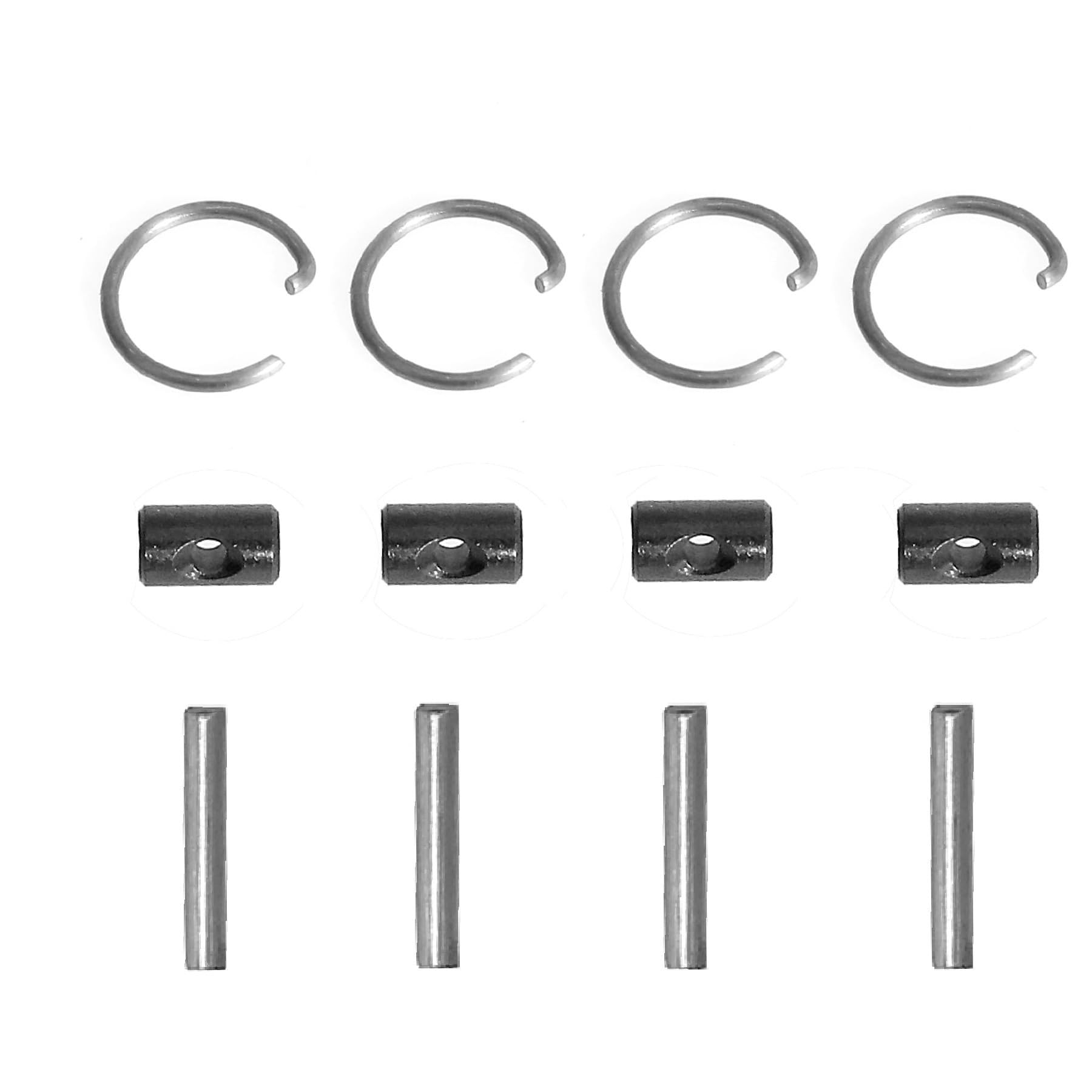 QAWRYV RC Upgrade Zubehör Für Tamiya Für TT02 Für XV01 XV02 Ersatz Metall Antriebswelle CVD Antriebswelle 37mm 39mm 42mm Dogbone Set RC Auto Upgrade Teile Zubehör(Size b) von QAWRYV