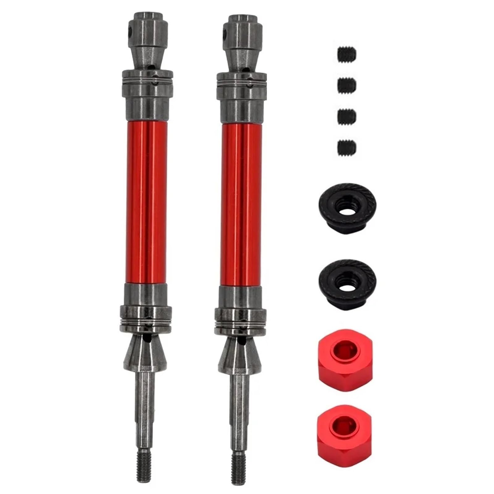 QAWRYV RC Upgrade Zubehör Für Traxxas Für Slash 2WD Für VXL 4X4 Für Hoss Für Stampede Für Raptor 1/10 Metall Hintere Antriebswelle Antriebswelle CVD 6852R Modifikation RC Auto Upgrade Teile(Red) QAWRYV RC Upgrade Zubehör Für Traxxas Für Slash 2WD Für VXL 4X4 Für Hoss Für Stampede Für Raptor 1/10 Metall Hintere Antriebswelle Antriebswelle CVD 6852R Modifikation RC Auto Upgrade Teile(Red) von QAWRYV