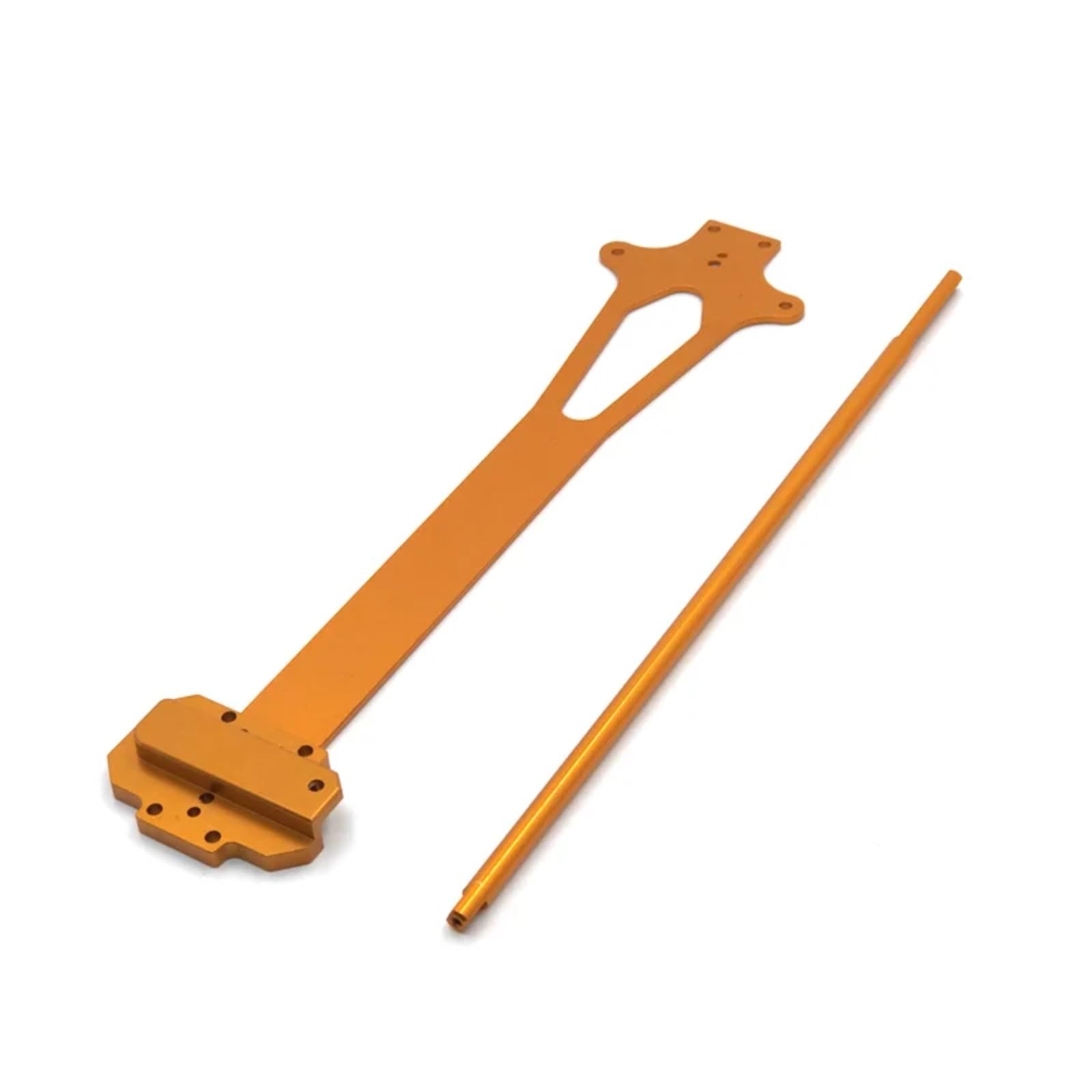 QAWRYV RC Upgrade Zubehör Für WLtoys 1/12 124018 124019 Metall Modifikation Zweite Schicht Bord Zentrale Antriebswelle RC Auto Verbesserte DIY Teile Zubehör(Yellow) von QAWRYV