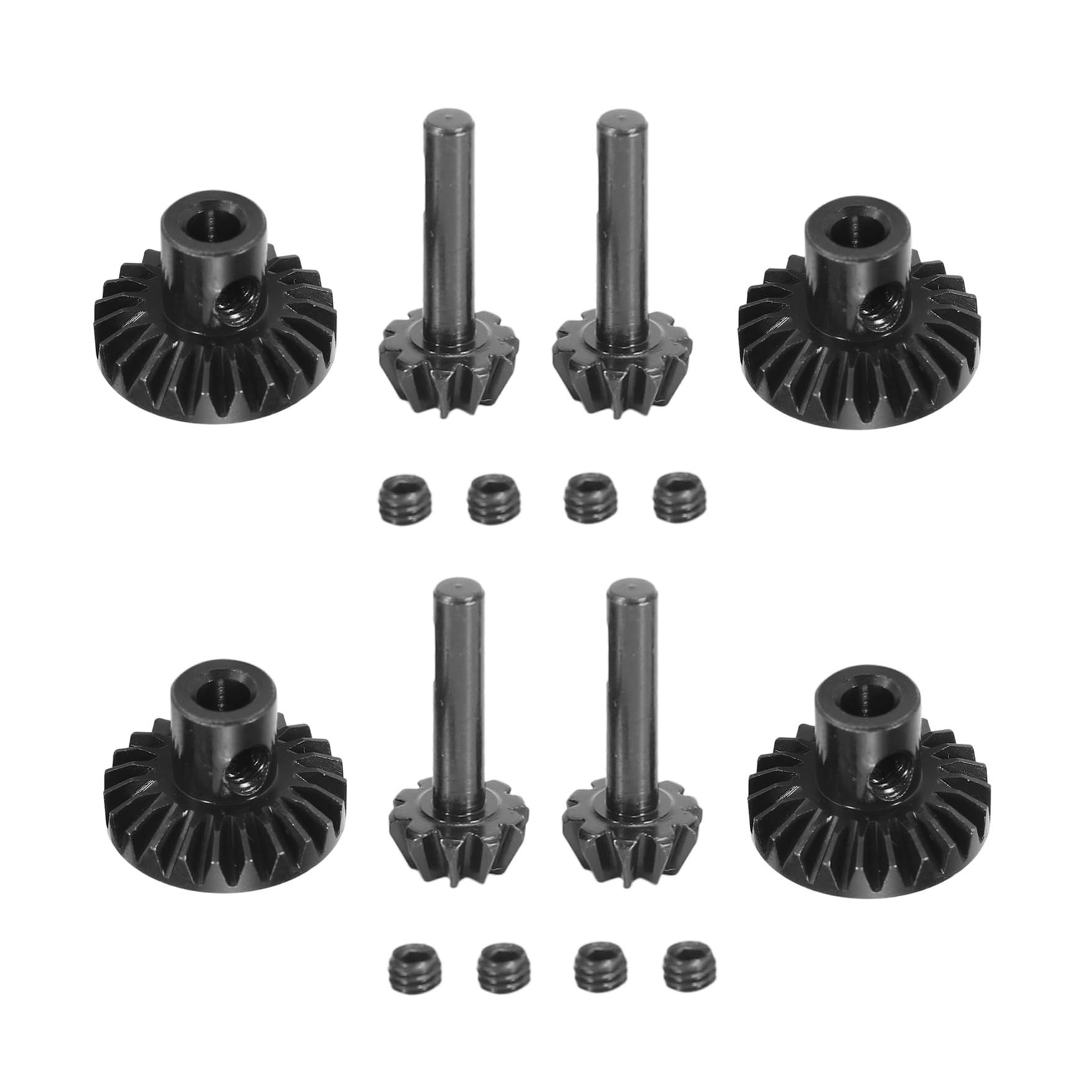 QAWRYV RC Upgrade Zubehör Für WPL B16 B36 B14 B24 C14 C24 C34 C44 Für MN D90 D91 D96 D99 Für MN99S Vorne Hinterachse Getriebe Antriebswelle Getriebe RC Auto Upgrades Teile Zubehör(Black) von QAWRYV
