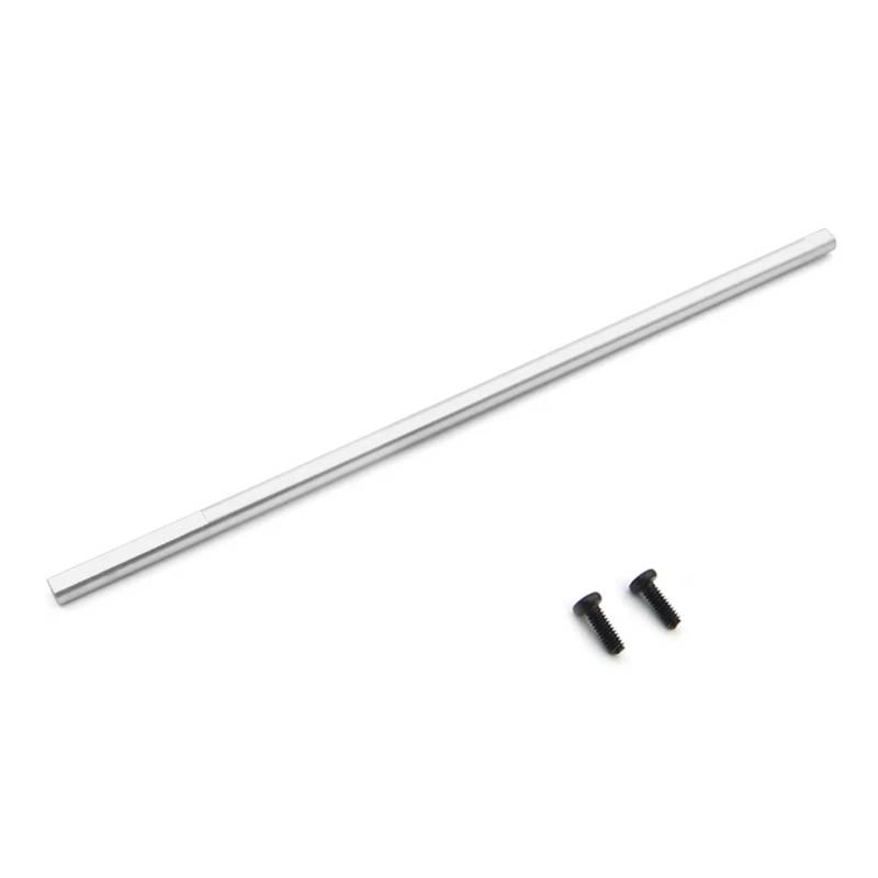 QAWRYV RC Upgrade Zubehör Für Wltoys 144001 144010 144002 1/14 Metall Haupt Zentralachse Antriebswelle Upgrade Teile RC Auto Ersatzteile Modifiziertes Zubehör(Silver) von QAWRYV