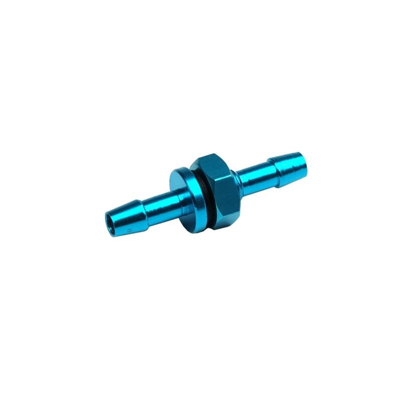 QAWSED RC Autozubehör 1 Stück M6 Wasserdüse Aluminium Ablaufdüse Wasserkühlung Nippel Wasserhahn Für RC Jetboote DIY Anschluss Modifikation Zubehör(Blue) von QAWSED