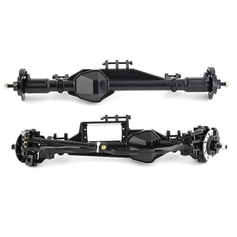 QAWSED RC Autozubehör Für Axial RBX10 Für Ryft 1/10 RC Crawler Auto Upgrade Teile Zubehör RC Crawler Auto Metall Vorder- Und Hinterachse Modifizierte Teile(Color2,1 Set) von QAWSED