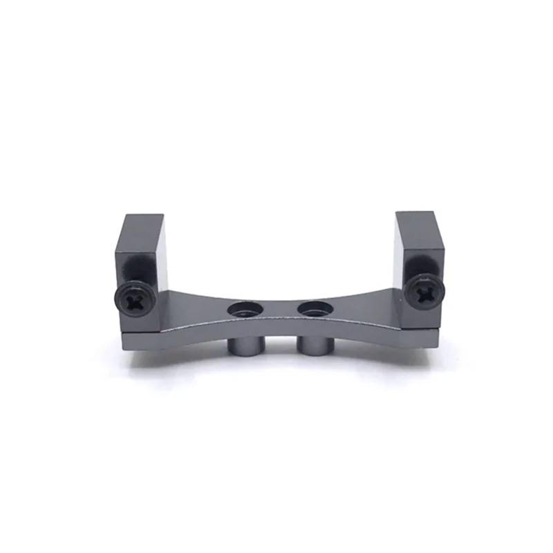 QAWSED RC Autozubehör Für WPL C14 C24 B14 B24 B16 B36 MN D90 MN98 MN99S Metall Vorderachse Servo Halterung Halterung RC Upgrade Teile Zubehör(Gray) von QAWSED