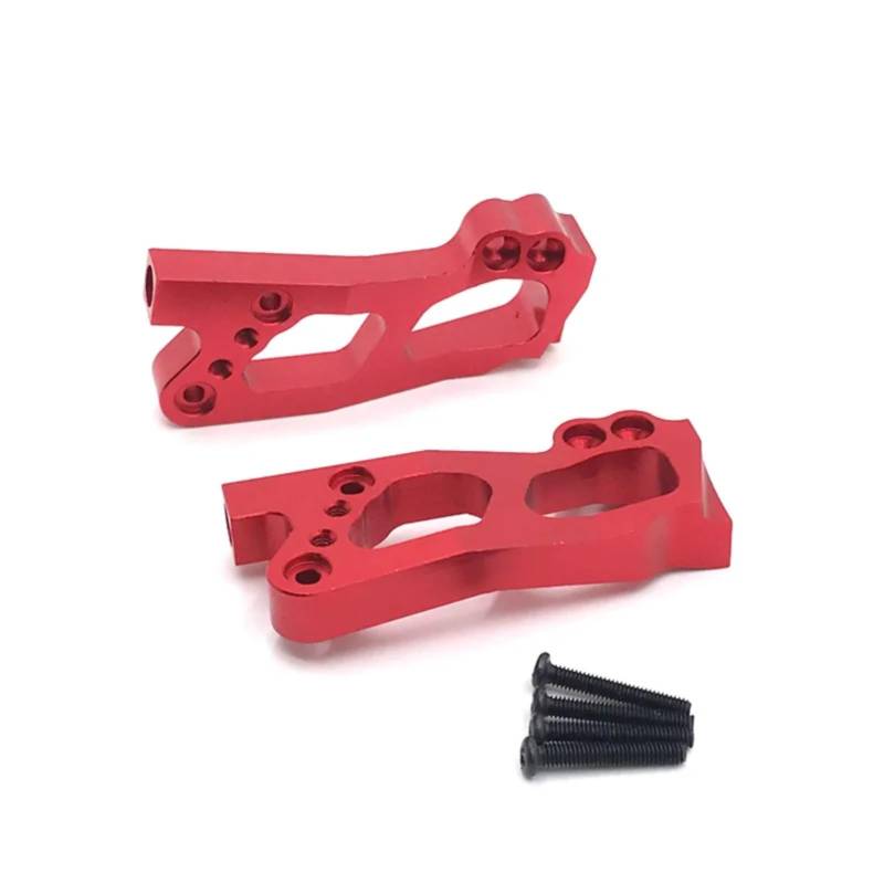 QAWSED RC Autozubehör Für Wltoys 12423 12427 12428 12429 FY01 FY02 FY03 FY07 FY08 RC Fernbedienung Auto Unterstützung Links/Rechts Rearsuspension Rahmen Metall Modifizierte Teile(Color2) von QAWSED