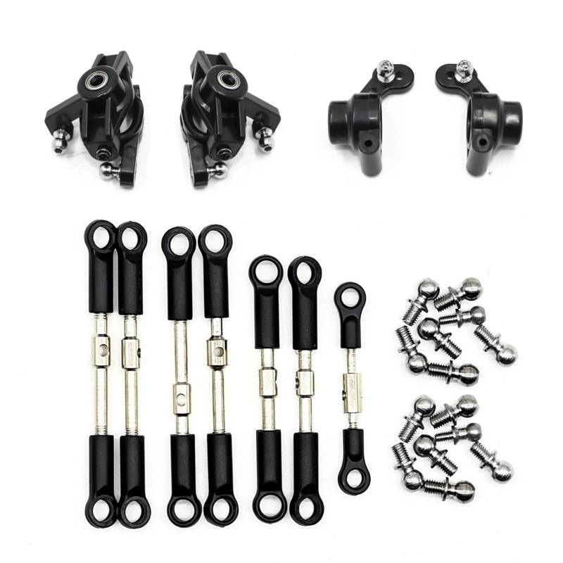 QAWSED RC Autozubehör Für Wltoys 144001 144002 144010 124016 124017 124018 124019 RC Ersatzteile Spurstangenkopf Servolenkung Cup Set(Color1) von QAWSED