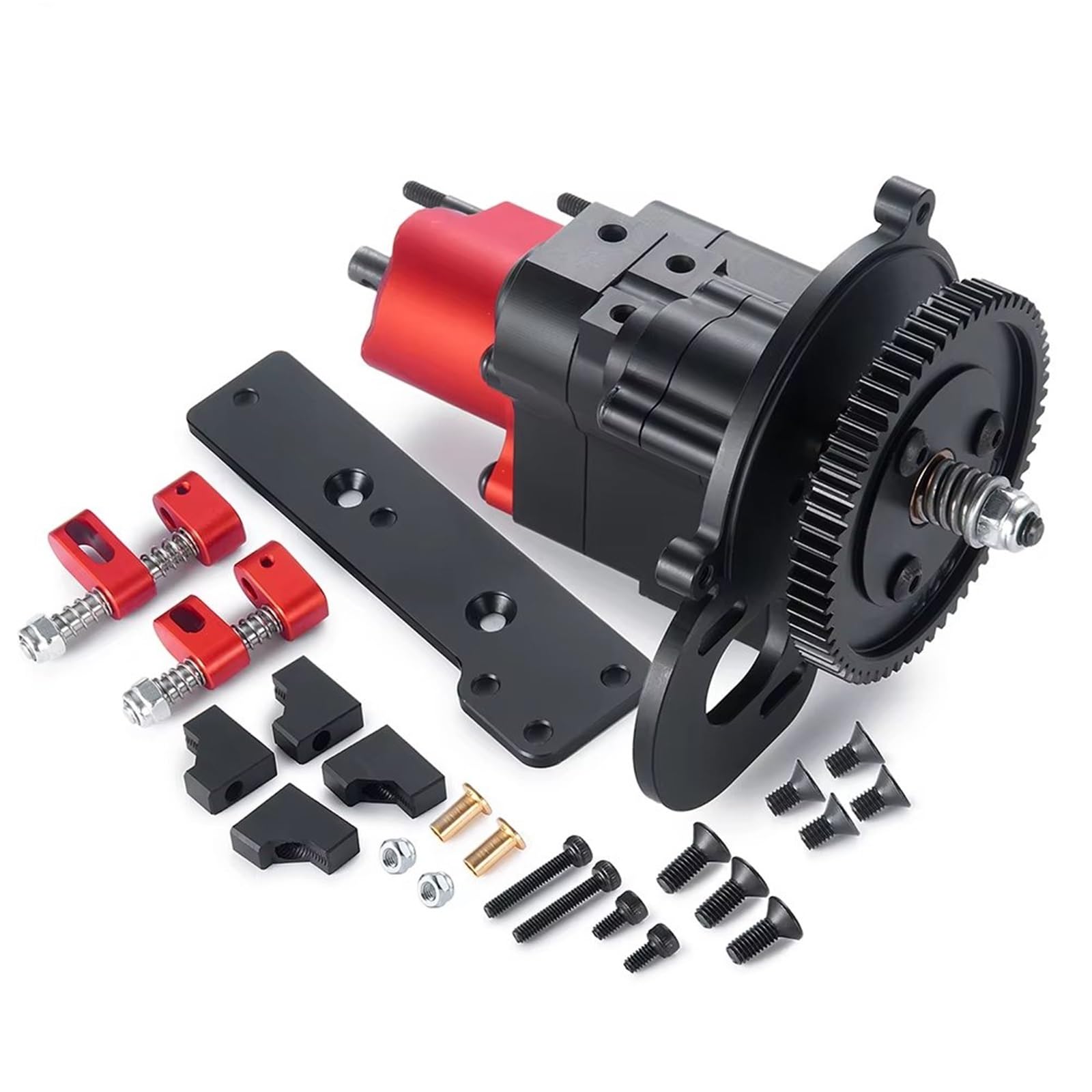 QAWSED RC Autozubehör Kompatibel Mit Axial Für SCX10 1/10 RC Crawler Car Upgrade-Teile Metall 2 Geschwindigkeiten Getriebe Breaking Dig Getriebe Verteilergetriebe QAWSED RC Autozubehör Kompatibel Mit Axial Für SCX10 1/10 RC Crawler Car Upgrade-Teile Metall 2 Geschwindigkeiten Getriebe Breaking Dig Getriebe Verteilergetriebe von QAWSED