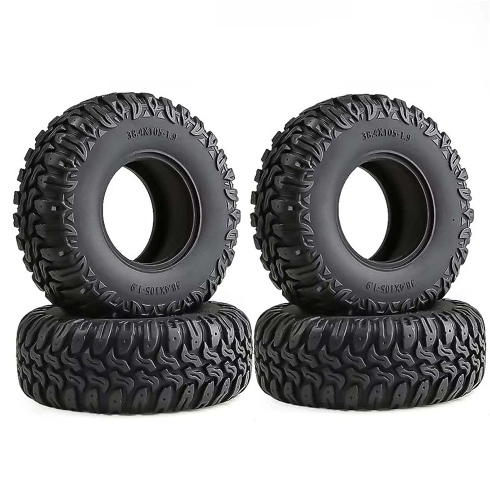 QAWSED RC Autozubehör Kompatibel Mit Axial Für SCX10 II 90046 Für Traxxas Für TRX4 D90 Für Redcat 1/10 RC Crawler Auto 4PCS 105mm 1,9 "Gummi Reifen Rad Reifen QAWSED RC Autozubehör Kompatibel Mit Axial Für SCX10 II 90046 Für Traxxas Für TRX4 D90 Für Redcat 1/10 RC Crawler Auto 4PCS 105mm 1,9 "Gummi Reifen Rad Reifen von QAWSED