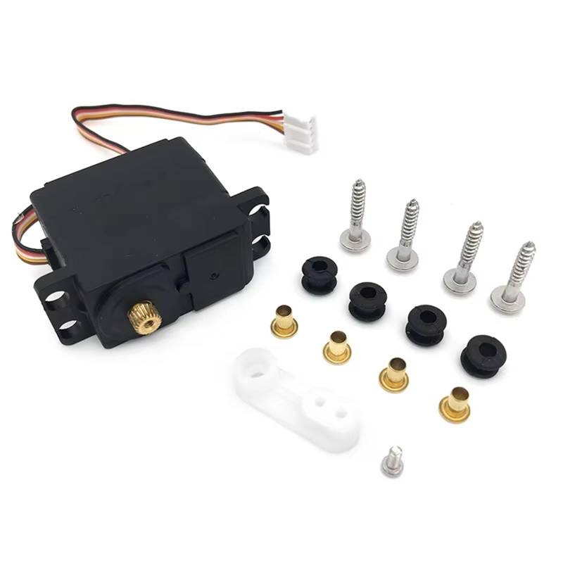 QAWSED RC Autozubehör Kompatibel Mit Feiyue Rc Car Upgrade-Teilen, Ersatzzubehör, Hochgeschwindigkeits-FY-S3 SB1513, 2,8 Kg, 5-Draht-Servo Mit Metallgetriebe von QAWSED
