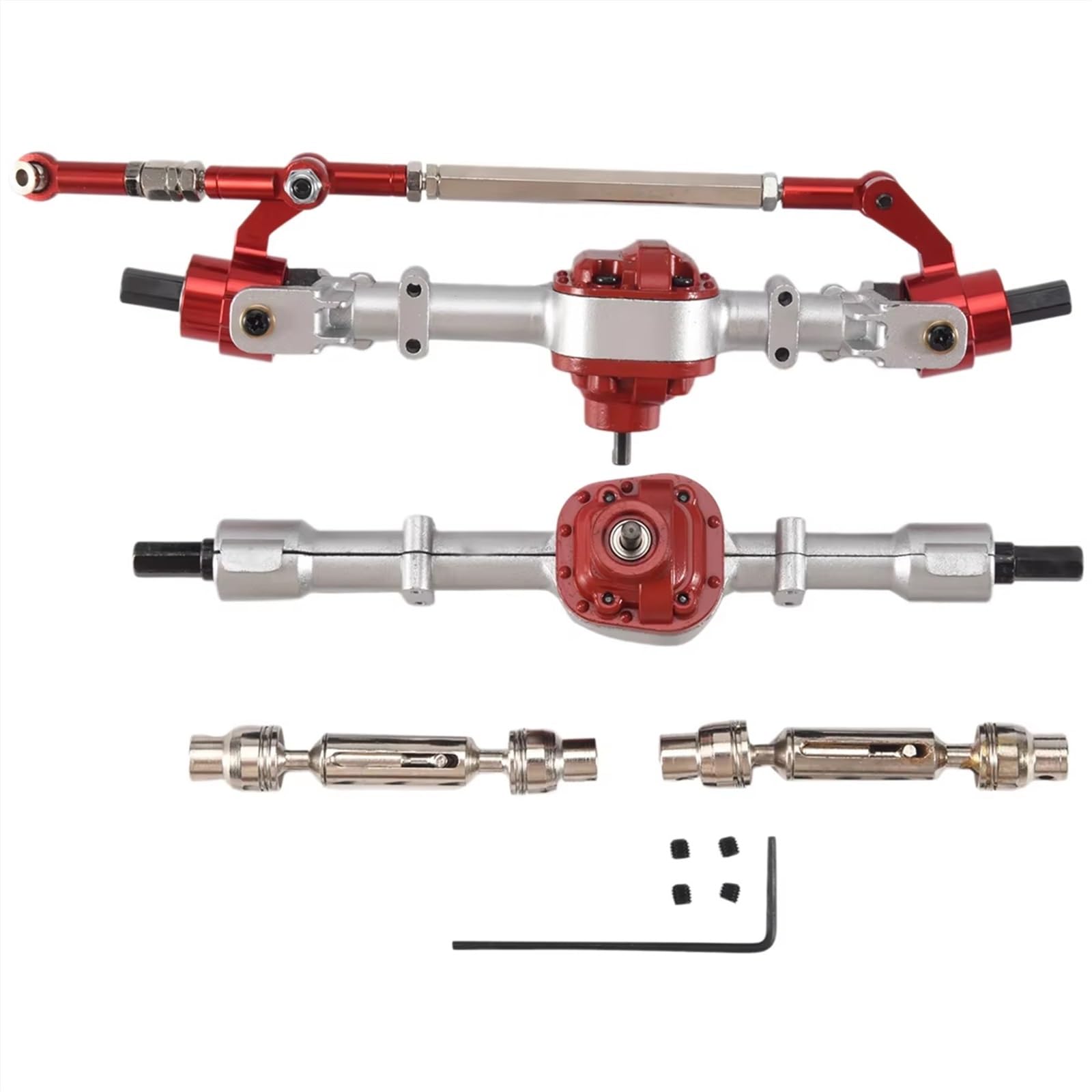 QAWSED RC Autozubehör Kompatibel Mit MN D90 D91 D96 D99S Für MN-90 Für MN99S 1/12 RC-Auto-Tuningteile, Metall-Vorder-/Hinterachse Mit Antriebswelle QAWSED RC Autozubehör Kompatibel Mit MN D90 D91 D96 D99S Für MN-90 Für MN99S 1/12 RC-Auto-Tuningteile, Metall-Vorder-/Hinterachse Mit Antriebswelle von QAWSED