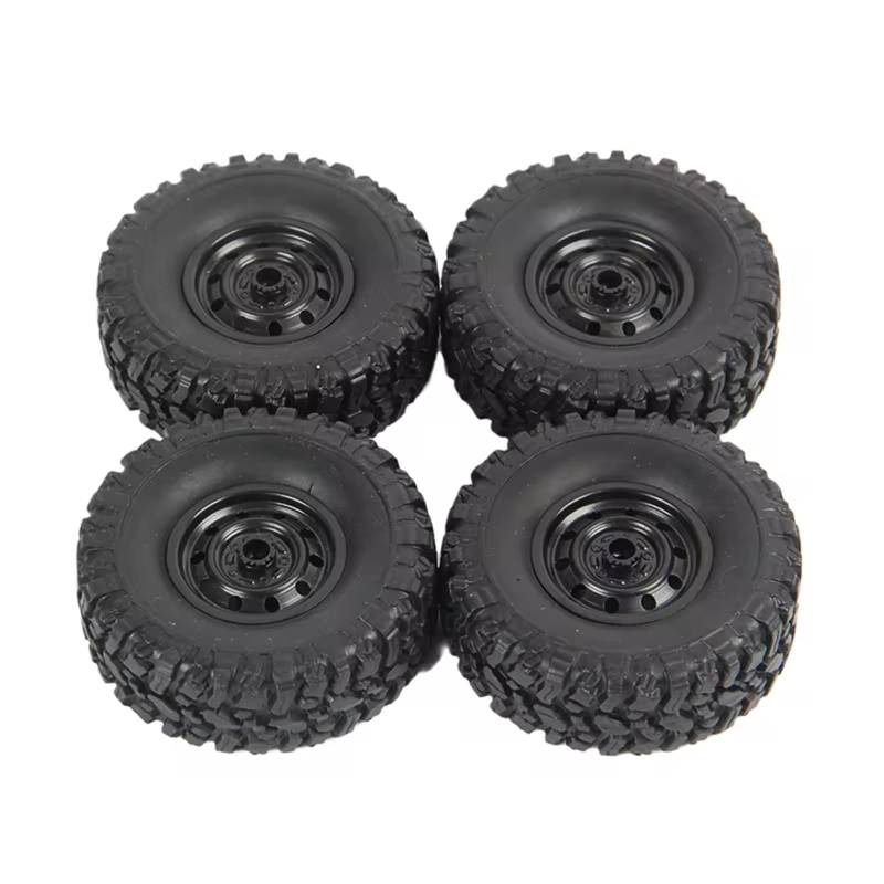 QAWSED RC Autozubehör Kompatibel Mit MN D90 Für MN98 Für MN99s Für WPL C14 C24 C24-1 C34 C54 B14 B24 B16 B36 RC-Car-Upgrade-Teile 4 Stück 65 Mm Reifen von QAWSED
