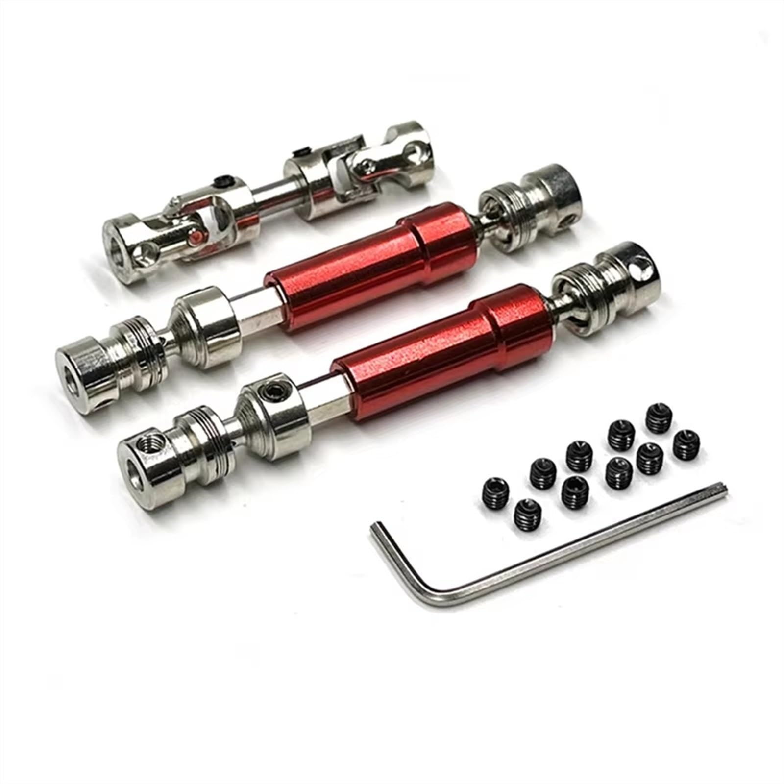 QAWSED RC Autozubehör Kompatibel Mit MN128 MN86 Für MN86S Für MN86K Für MN86KS Für MN G500 1/12 RC Autoteile Zubehör 3-teilige Metallantriebswelle CVD-Antriebswelle QAWSED RC Autozubehör Kompatibel Mit MN128 MN86 Für MN86S Für MN86K Für MN86KS Für MN G500 1/12 RC Autoteile Zubehör 3-teilige Metallantriebswelle CVD-Antriebswelle von QAWSED
