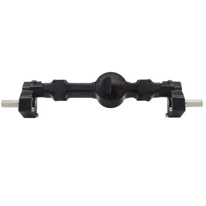 QAWSED RC Autozubehör Kompatibel Mit MN99S Für MN D90 D91 D96 Für MN98 MN45 1/12 RC-Auto-Upgrade-Teile CNC-Metall-Portalachsensatz Vorne Und Hinten(Black,Rear) von QAWSED