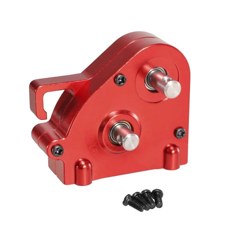 QAWSED RC Autozubehör Kompatibel Mit Mn128 Mn86 G500 1/12 Fernbedienung Crawler Auto Upgrade Zubehör Medium Wave Box Montage Metall(Red) von QAWSED