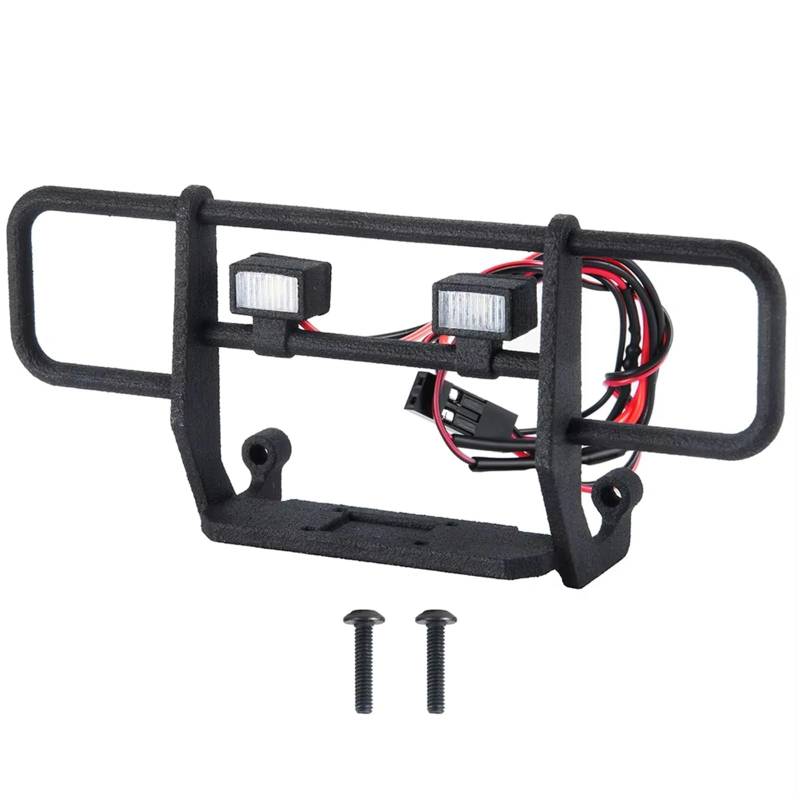 QAWSED RC Autozubehör Kompatibel Mit TRX4M Für High for Trail K10 1/18 RC Crawler Car Upgrade Ersatzzubehör Kunststoff-Frontstoßstangenlichter von QAWSED