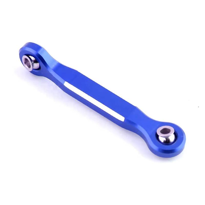 QAWSED RC Autozubehör Kompatibel Mit Traxxas Für X-Maxx 6S 8S 1/5 RC Für Monster Truck Upgrade-Teile Aluminiumlegierung Lenkservoverbindung Spurstange Blau von QAWSED