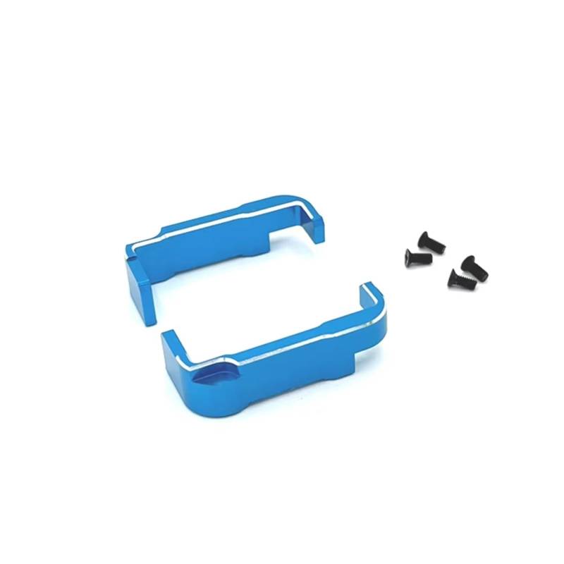 QAWSED RC Autozubehör Kompatibel Mit WLtoys 1/14 144016 1/12 124016 Für RIaarIo Für XDKJ-001 RC-Auto-Upgrade-Lenkbatterieständer-Set C8803 Blau von QAWSED