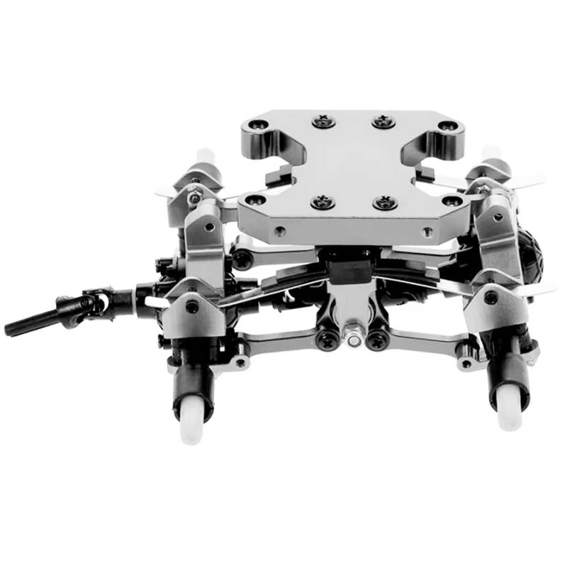 QAWSED RC Autozubehör Kompatibel Mit WPL B16 B36 1/16 RC Auto Upgrade Teile Ersatz Ersatz Zubehör Metall Balance Für Chassis Bord Wippe von QAWSED