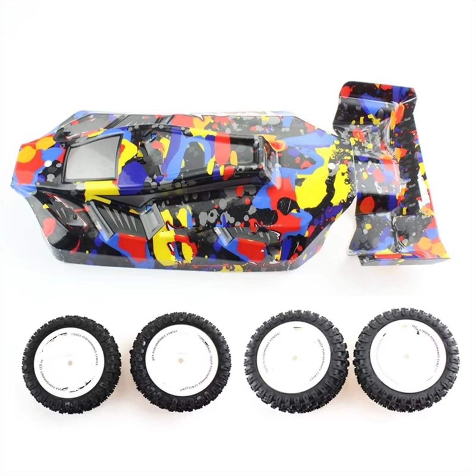 QAWSED RC Autozubehör Kompatibel Mit Wltoys 124007 124017 124019 1/12 RC Auto Ersatzteile Zubehör RC Auto Karosserie Shell Heckflügel Vorder- Und Hinterreifen QAWSED RC Autozubehör Kompatibel Mit Wltoys 124007 124017 124019 1/12 RC Auto Ersatzteile Zubehör RC Auto Karosserie Shell Heckflügel Vorder- Und Hinterreifen von QAWSED