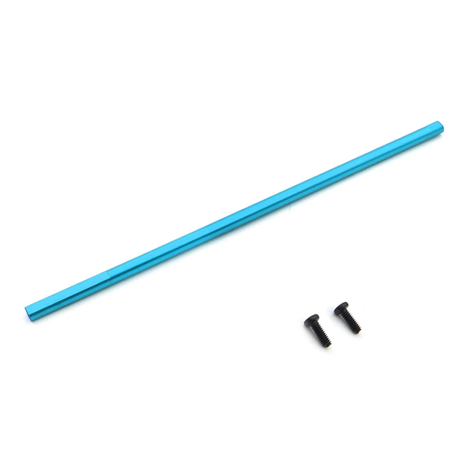 QAWSED RC Autozubehör Kompatibel Mit Wltoys 144001 1/14 RC-Auto-Upgrade-Teile, Ersatzteile, Zubehör, 1 Stück, Metall-Hauptmittelwelle, Antriebswelle(Blue) von QAWSED