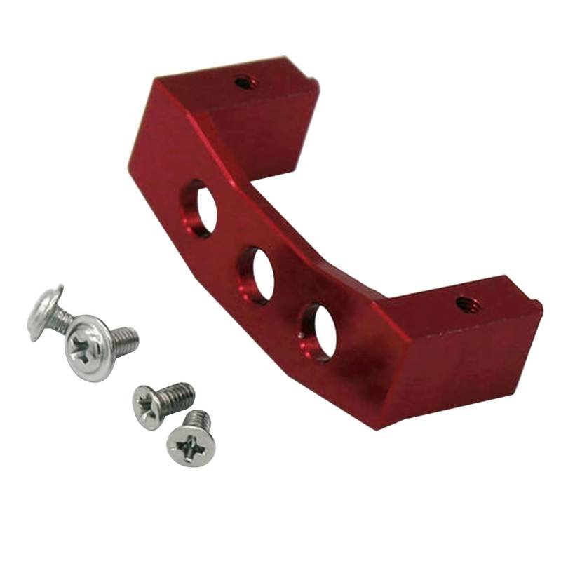 QAWSED RC Autozubehör Kompatibel Mit Wltoys 144001 144002 124016 124017 124018 124019 RC Auto Upgrade Teile Metall Lenkgetriebe Basis Servo Für Sitz(Red) von QAWSED