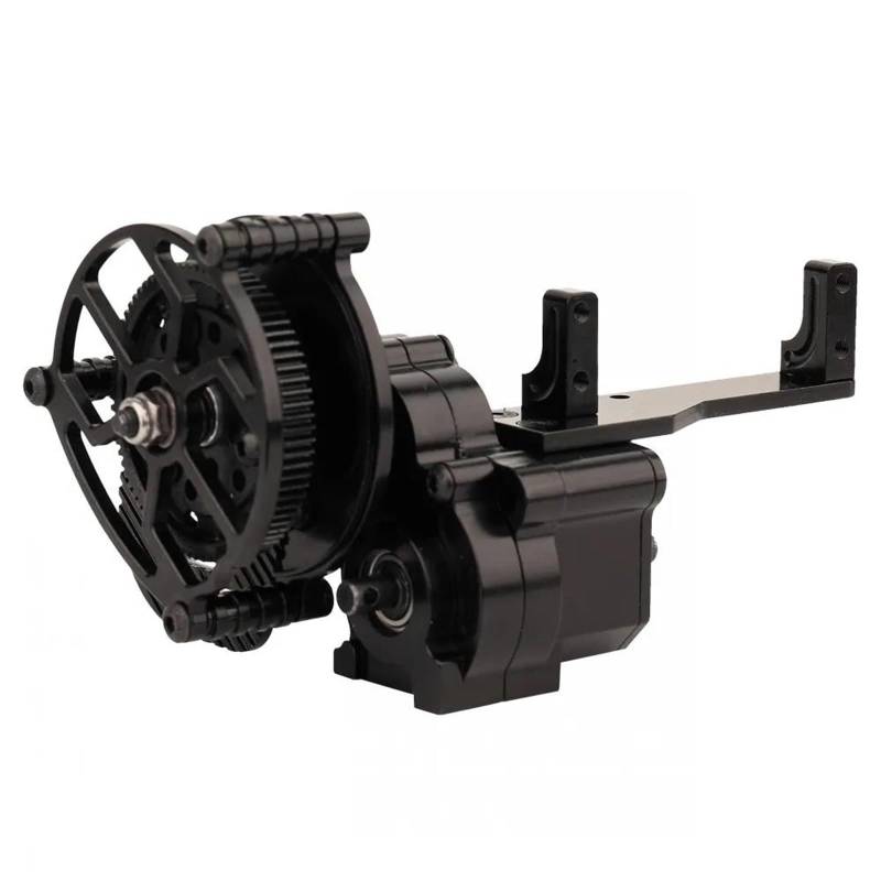 QAWSED RC Getriebe Box Kompatibel Mit Axial Für Wraith 90018 90020 1/10 RC Autoteile Zubehör Ersatz-Upgrade-Getriebegehäuse Mittelgetriebe(Black) von QAWSED