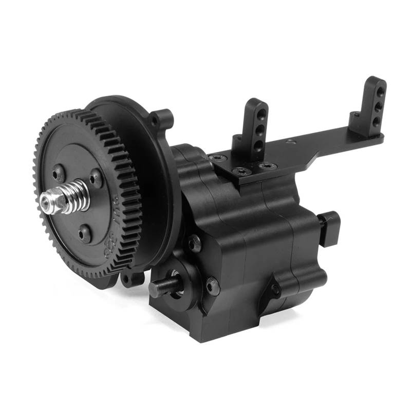 QAWSED RC Getriebe Box Kompatibel Mit Axial Für Wraith 90018 90048 90053 1/10 RC Crawler Auto Metallgetriebe 2-Gang-Getriebe-Upgrade-Teile von QAWSED