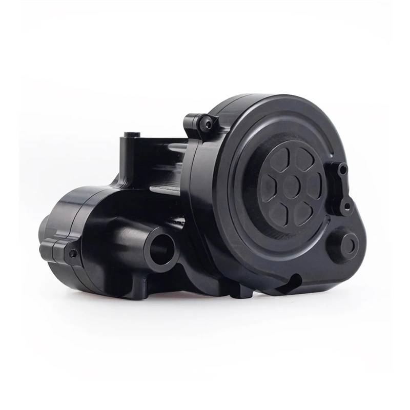 QAWSED RC Getriebe Box Kompatibel Mit Axial RBX10 Für Bouncer Für Ryft 4WD AXI03009 CNC-Aluminiumlegierung-Getriebegehäuse-Getriebeabdeckungssatz 1/10 RC Rock Parts(Black) von QAWSED