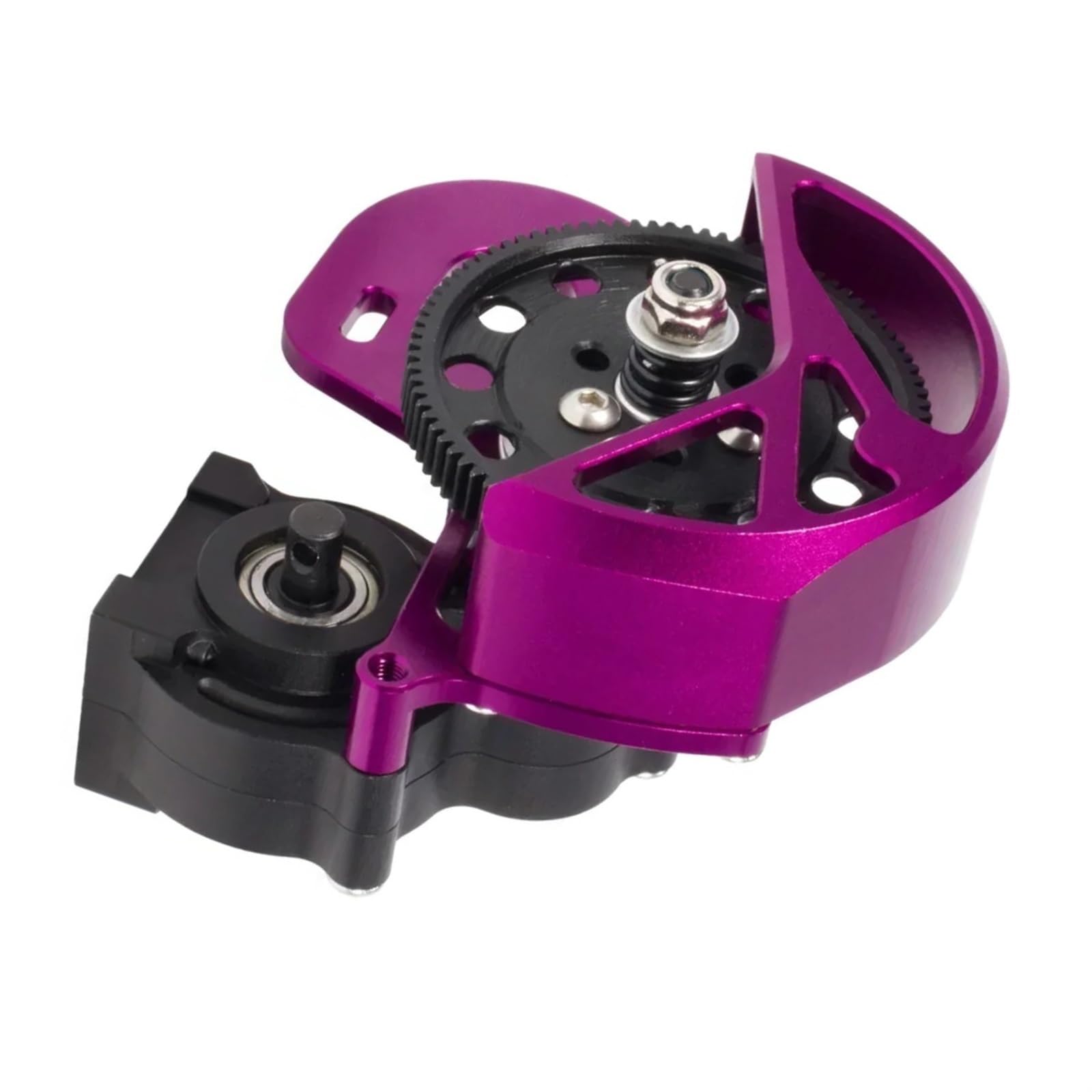QAWSED RC Getriebe Box Kompatibel Mit Axial SCX-10 II SMT10 AX10 VS4-10 Getriebegetriebe-Getriebesatz 1/10 RC Auto Crawler Upgrade-Teile(Purple) von QAWSED