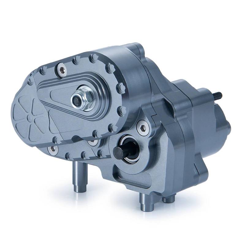QAWSED RC Getriebe Box Kompatibel Mit Axial SCX10 Getriebe Aus Aluminiumlegierung, 1/10 RC-Auto-Upgradeteil, Modifiziertes Zubehör von QAWSED