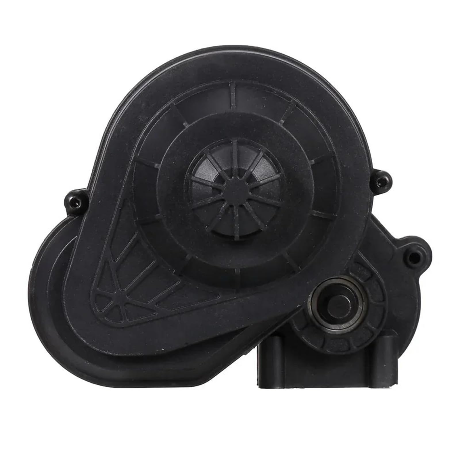 QAWSED RC Getriebe Box Kompatibel Mit Axial SCX10 II 90046 Upgrade-Teile, Getriebe-Getriebezahnräder-Set, 1/10 RC Crawler Auto-Ersatzteile(Black) von QAWSED
