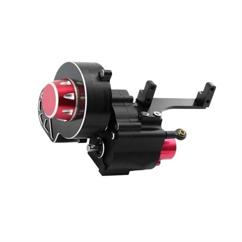 QAWSED RC Getriebe Box Kompatibel Mit Axial SCX10 II III Metall 2-Gang-Schaltgetriebe Mit Schaltfunktion 1/10 RC Crawler Auto Upgrades Teile von QAWSED