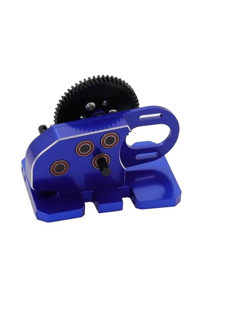 QAWSED RC Getriebe Box Kompatibel Mit Axial SCX10 III II 90046 Für Capra TRX4 Für LCG 2Low Gearbox Middle Transmission Box W/Getriebe 1/10 RC Crawler Upgrade-Teile(Navy) von QAWSED