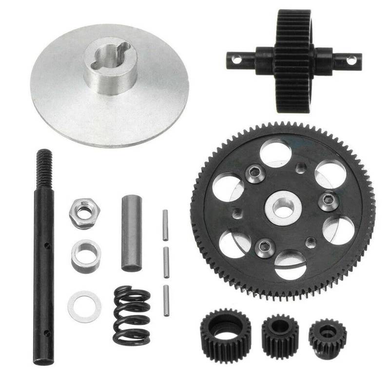 QAWSED RC Getriebe Box Kompatibel Mit Axial SCX10 Metallgetriebe-Getriebesatz 1/10 Fernbedienung Für Kletterauto-Upgrade-Zubehör von QAWSED