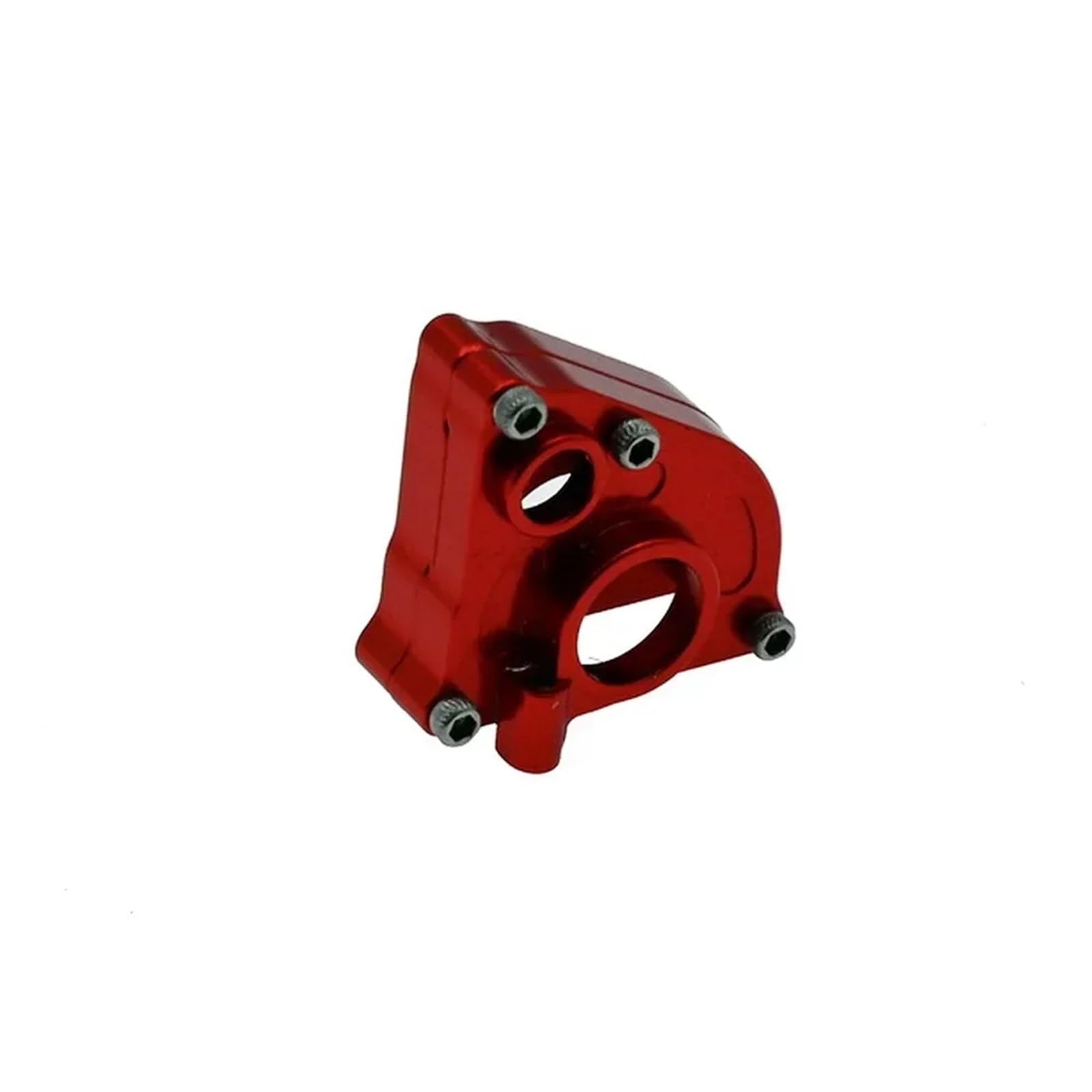 QAWSED RC Getriebe Box Kompatibel Mit Axial SCX24 AXI90081 C10 Metallgetriebegehäuse Getriebegehäuseschale 1/24 RC Crawler Auto Upgrade Teil(Red) von QAWSED