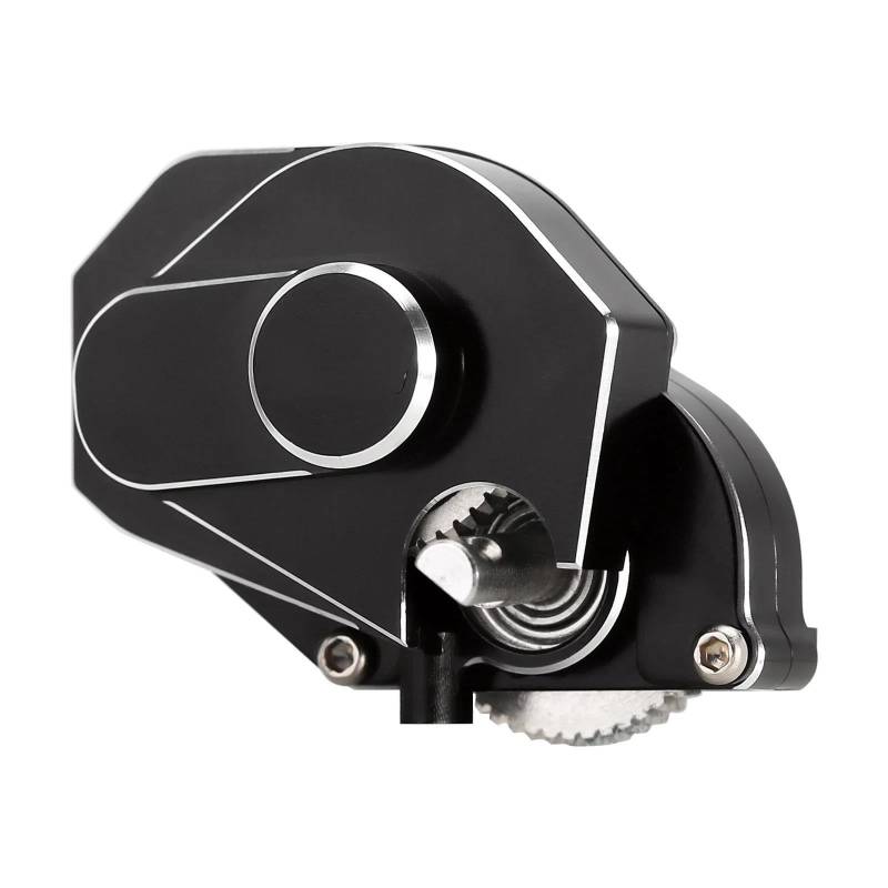 QAWSED RC Getriebe Box Kompatibel Mit Axial SCX24 Für Deadbolt C10 Für JLU Für Gladiator Für Bronco Aluminium-Getriebe 1:24 RC Crawler Autoteile von QAWSED