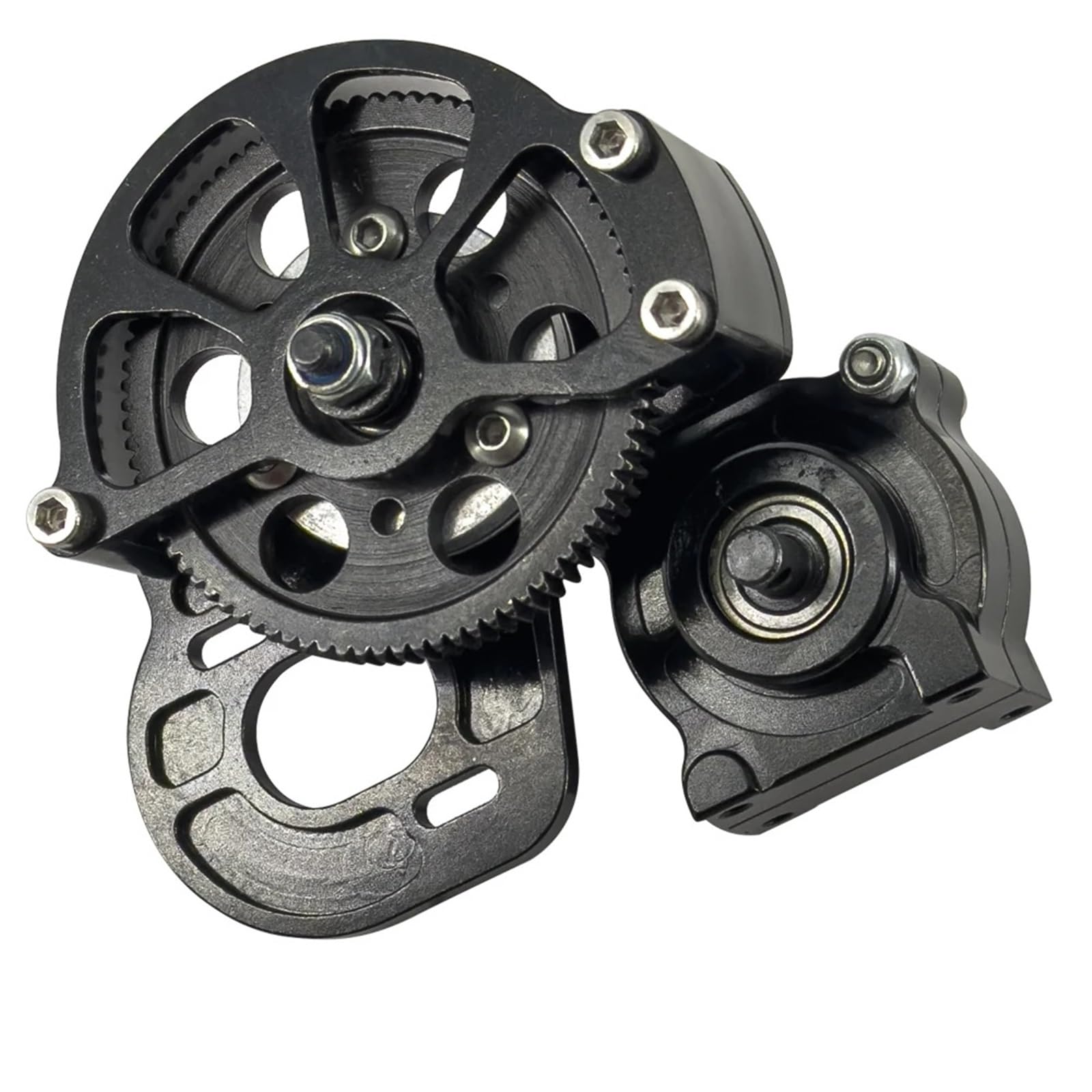 QAWSED RC Getriebe Box Kompatibel Mit Axial Scx10 Metallgetriebe-Mittelgetriebe Mit Motorgetriebe 1/10 Rc Crawler Auto-Upgrades Teilezubehör QAWSED RC Getriebe Box Kompatibel Mit Axial Scx10 Metallgetriebe-Mittelgetriebe Mit Motorgetriebe 1/10 Rc Crawler Auto-Upgrades Teilezubehör von QAWSED