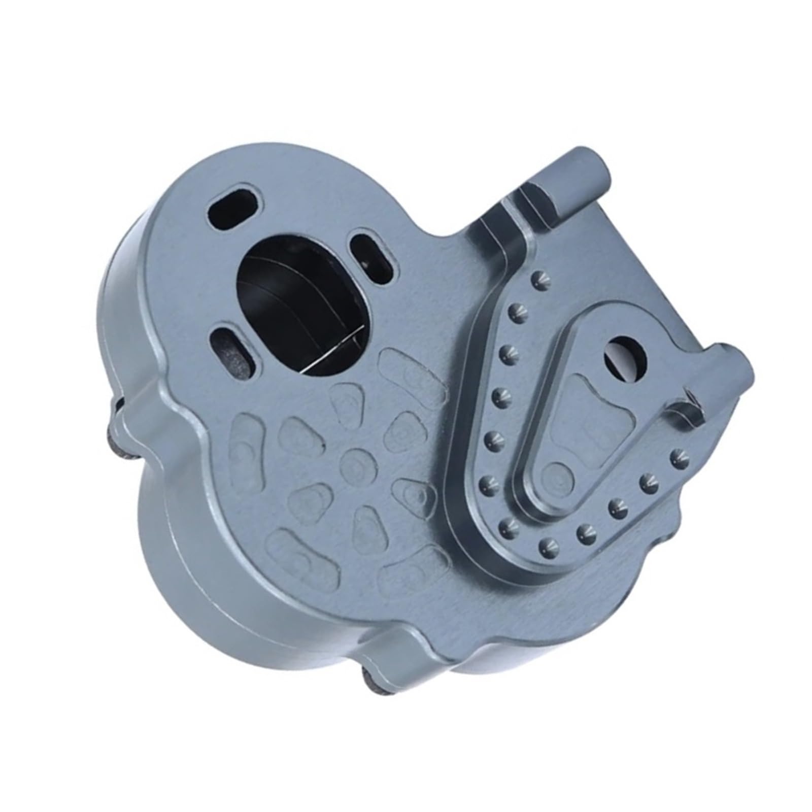 QAWSED RC Getriebe Box Kompatibel Mit Axial UTB18 Für Capra Metallgetriebegehäuse Getriebegehäuse 1/18 RC Crawler Auto Upgrade Teile Zubehör(Gray) von QAWSED