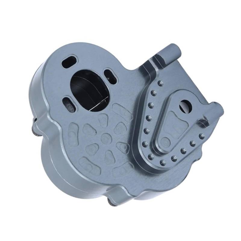QAWSED RC Getriebe Box Kompatibel Mit Axial UTB18 Für Capra Metallgetriebegehäuse Getriebegehäuse 1/18 RC Crawler Auto Upgrade Teile Zubehör(Gray) von QAWSED
