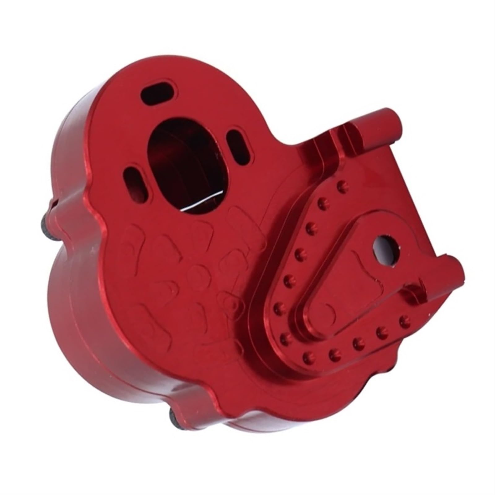QAWSED RC Getriebe Box Kompatibel Mit Axial UTB18 Für Capra Metallgetriebegehäuse Getriebegehäuse 1/18 RC Crawler Auto Upgrade Teile Zubehör(Red) von QAWSED