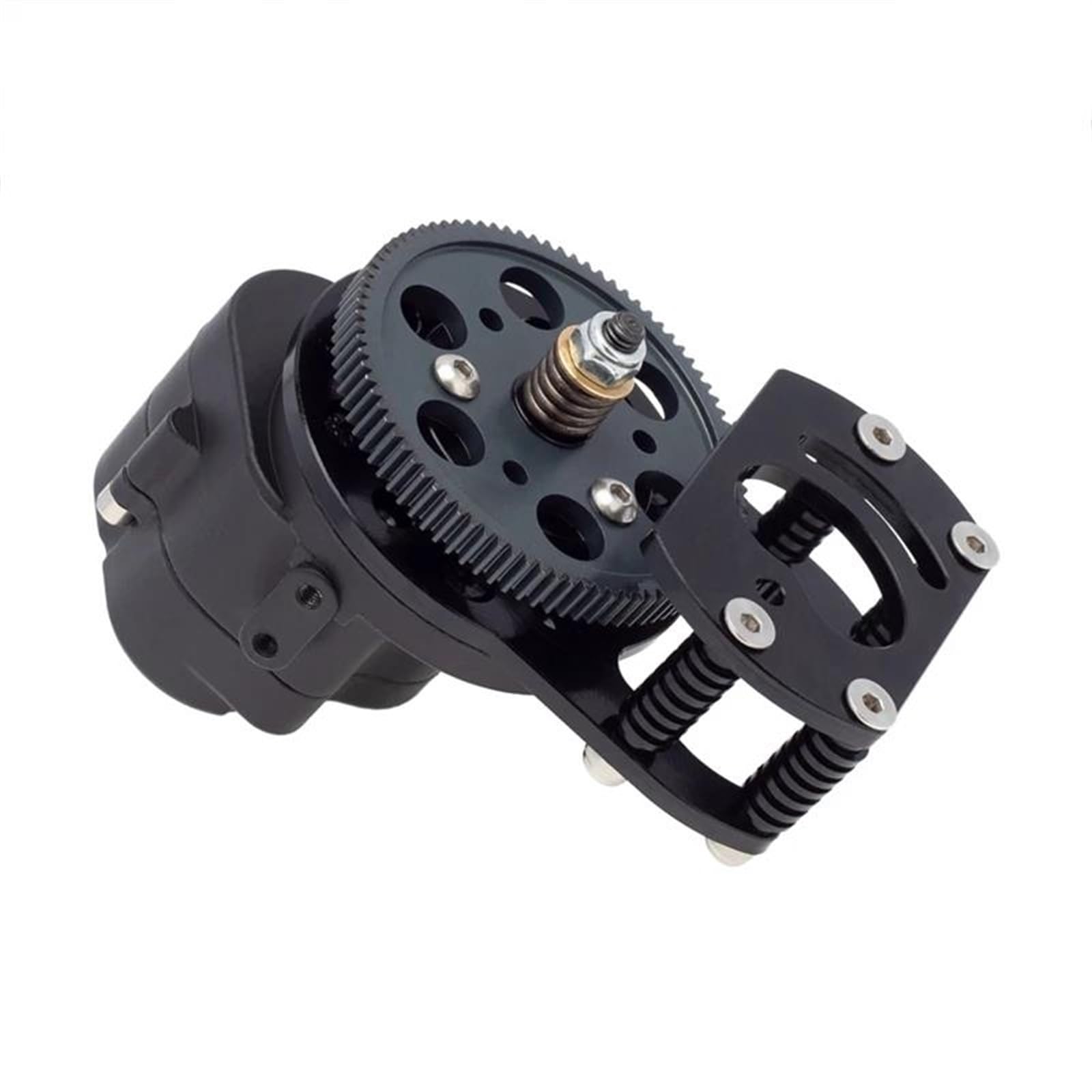 QAWSED RC Getriebe Box Kompatibel Mit D90 II D110 Für Gelande 1/10 RC Crawler Car Metall R3 Einzelganggetriebe Mit Motorgetriebehalterung QAWSED RC Getriebe Box Kompatibel Mit D90 II D110 Für Gelande 1/10 RC Crawler Car Metall R3 Einzelganggetriebe Mit Motorgetriebehalterung von QAWSED