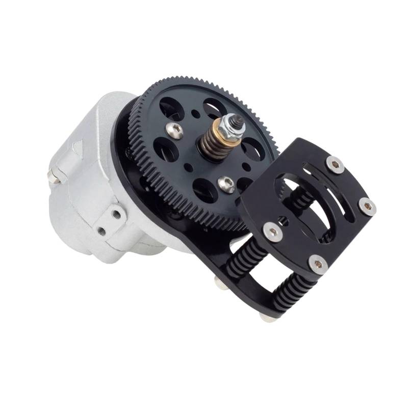 QAWSED RC Getriebe Box Kompatibel Mit D90 II D110 Für Gelande Metal R3 Einzelganggetriebe Mit Motorgetriebehalterung 1/10 RC Crawler Car von QAWSED
