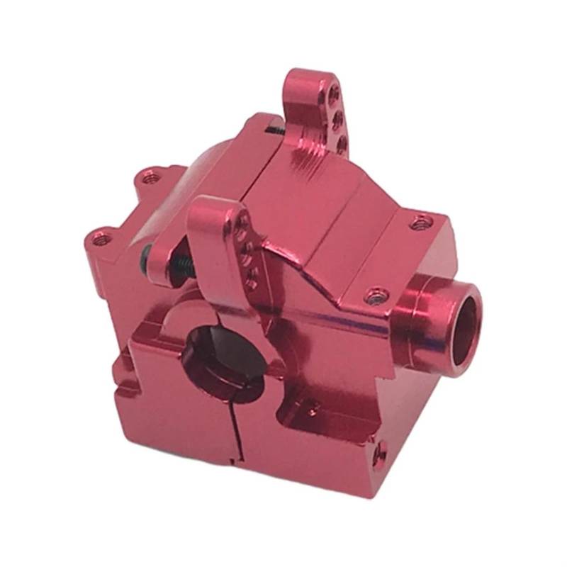 QAWSED RC Getriebe Box Kompatibel Mit JLB J3 1/10 RC-Autoteil-Ersatzzubehör, Verschleißfeste Upgrade-Teile Aus Aluminiumlegierung(Red) von QAWSED