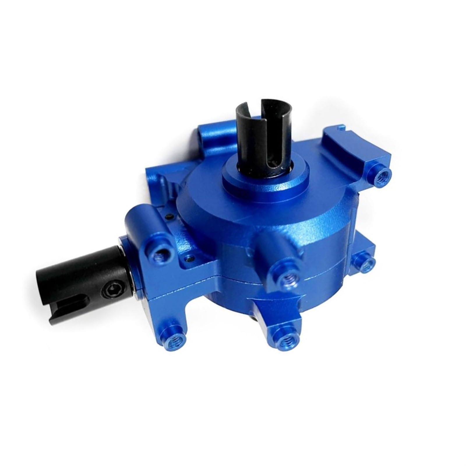 QAWSED RC Getriebe Box Kompatibel Mit LOSI Für Baja Für Rey 4WD Metallgetriebe, Differentialgetriebe, 1/10 Fernbedienung Crawler Upgrade-Teile(Blue) von QAWSED